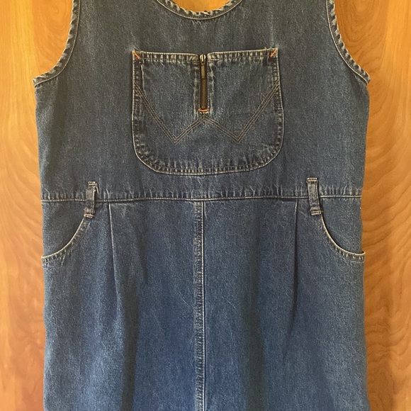 Wrangler File Denim Scoop Dress - Picture 2 of 10
